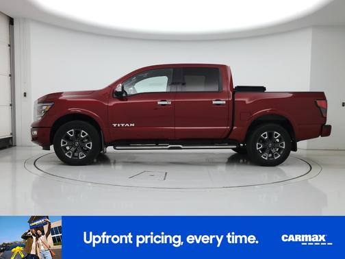 Red 2023 Nissan Titan Platinum Reserve