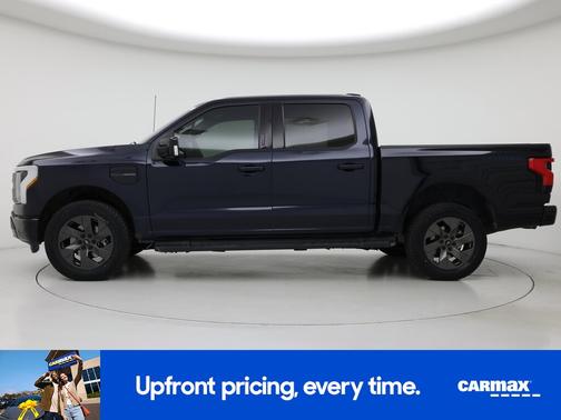 Blue 2023 Ford F-150 Lightning Lariat