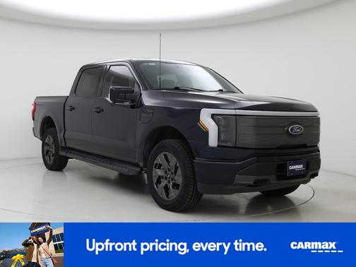 Blue 2023 Ford F-150 Lightning Lariat