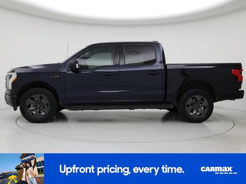 Blue 2023 Ford F-150 Lightning Lariat