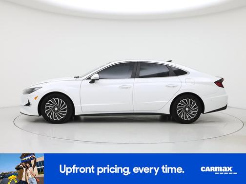 White 2023 Hyundai SONATA Hybrid Limited