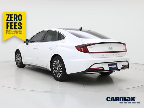 White 2023 Hyundai SONATA Hybrid Limited