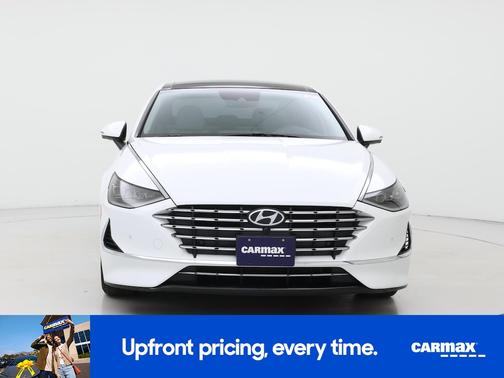 White 2023 Hyundai SONATA Hybrid Limited