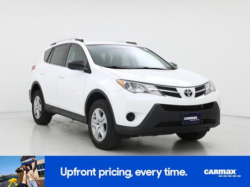 White 2015 Toyota RAV4 LE
