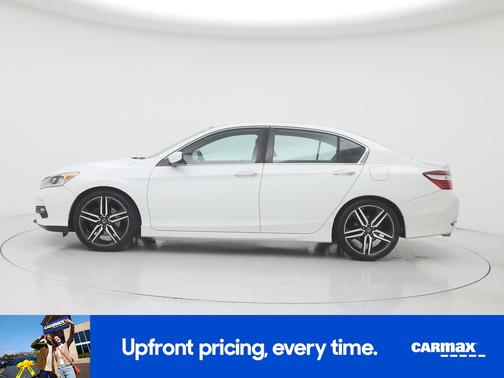 White 2017 Honda Accord Sport