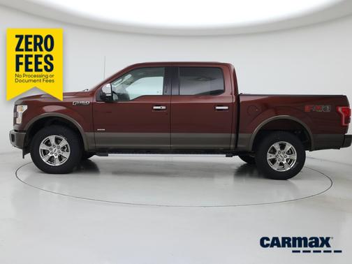 Burgundy 2017 Ford F-150 Lariat