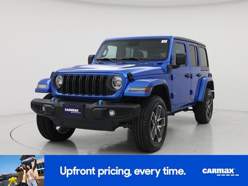 Blue 2024 Jeep Wrangler 4xe Sport S