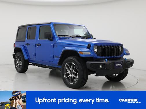 Blue 2024 Jeep Wrangler 4xe Sport S