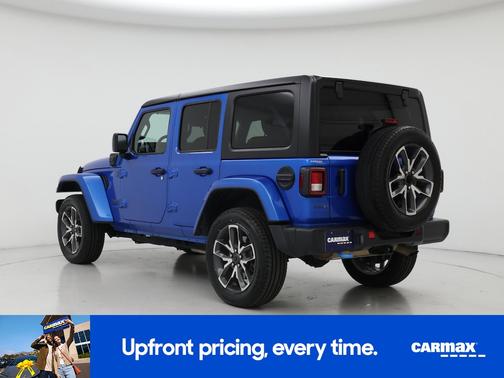 Blue 2024 Jeep Wrangler 4xe Sport S