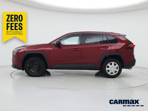 Red 2025 Toyota RAV4 LE