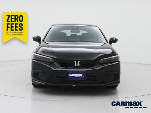 Black 2022 Honda Civic EX-L