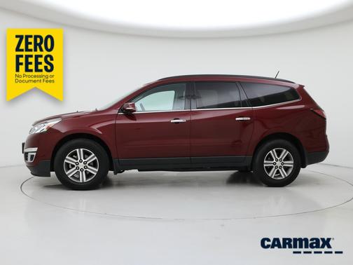 Red 2017 Chevrolet Traverse LT