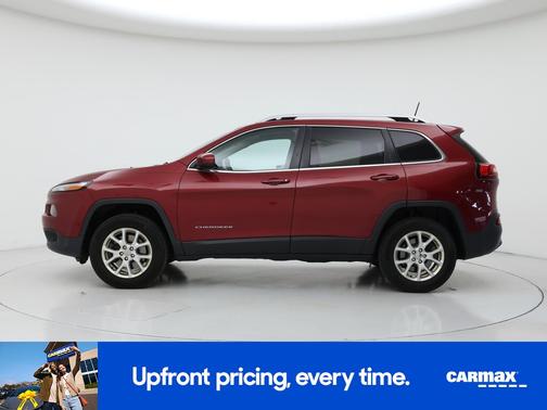 Red 2017 Jeep Cherokee Latitude