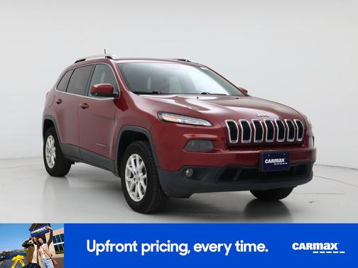 Red 2017 Jeep Cherokee Latitude