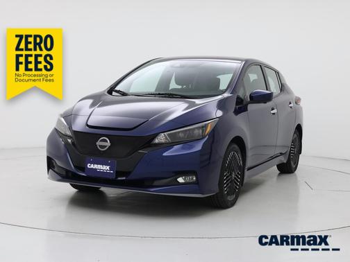 Blue 2024 Nissan Leaf SV Plus