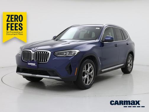 Blue 2022 BMW X3 XDrive30i