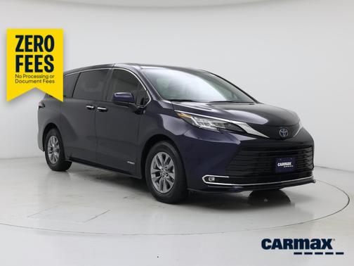 Blue 2021 Toyota Sienna XLE