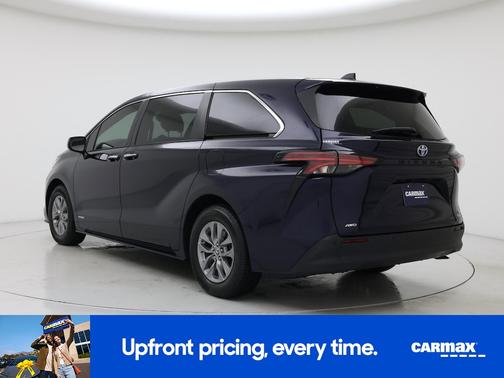 Blue 2021 Toyota Sienna XLE