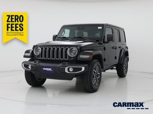 Black 2025 Jeep Wrangler Sahara