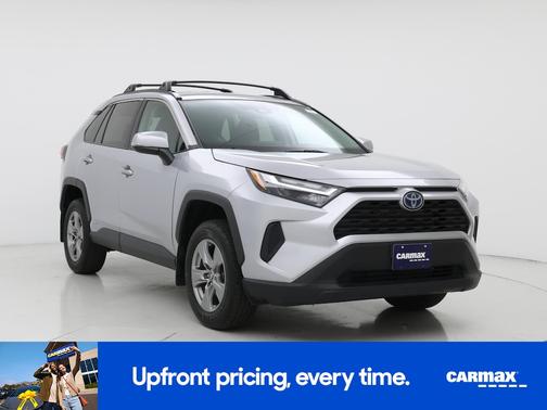 Silver 2024 Toyota RAV4 Hybrid XLE
