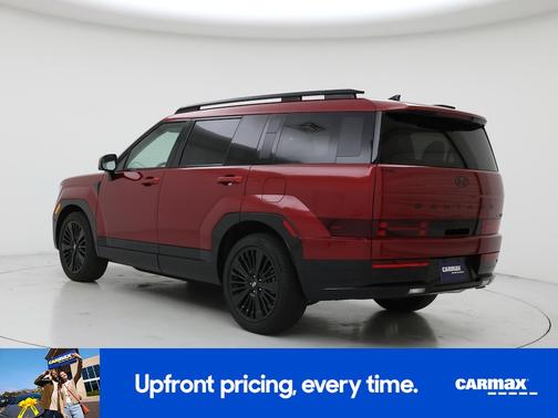 Red 2025 Hyundai SANTA FE HEV Calligraphy