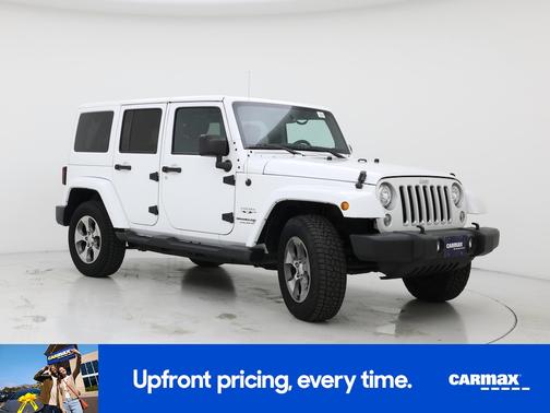 White 2018 Jeep Wrangler All-New Unlimited Sahara