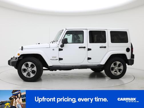 White 2018 Jeep Wrangler All-New Unlimited Sahara