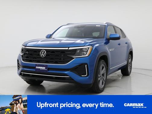 Blue 2024 Volkswagen Atlas Cross Sport SEL R-Line