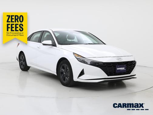 White 2023 Hyundai ELANTRA HEV Blue