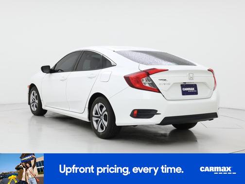 White 2018 Honda Civic LX