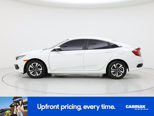 White 2018 Honda Civic LX