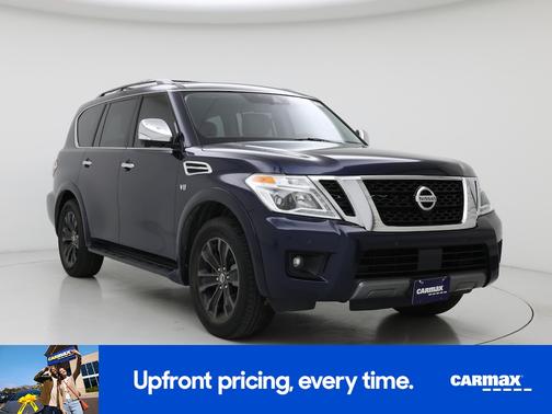 Blue 2019 Nissan Armada Platinum