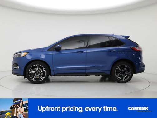 Blue 2019 Ford Edge ST