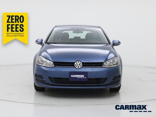 Blue 2017 Volkswagen Golf S