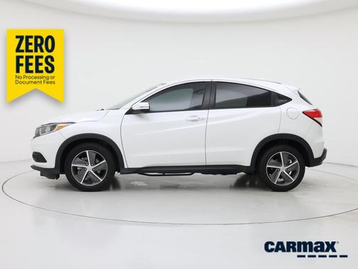 White 2021 Honda HR-V EX