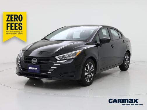 Black 2025 Nissan Versa SV