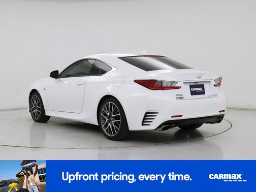 White 2015 Lexus RC 350