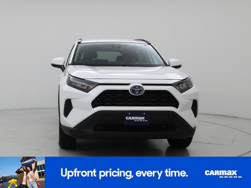 White 2021 Toyota RAV4 Hybrid LE