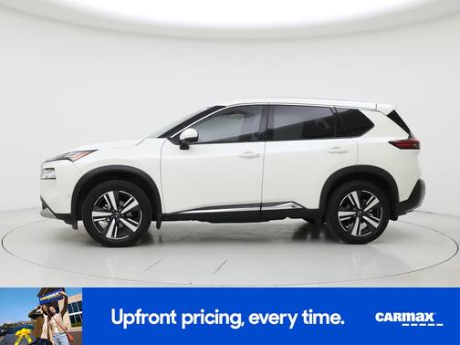 White 2022 Nissan Rogue Platinum