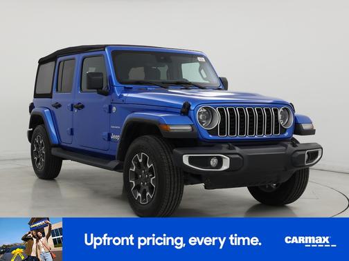 Blue 2024 Jeep Wrangler Sahara