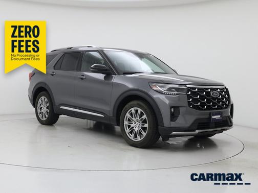 Gray 2025 Ford Explorer Platinum