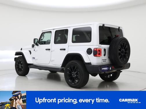White 2025 Jeep Wrangler 4xe Sahara