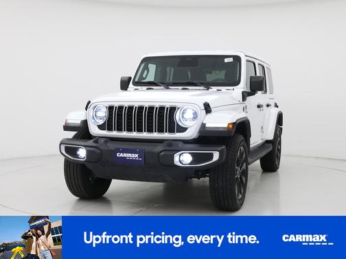 White 2025 Jeep Wrangler 4xe Sahara