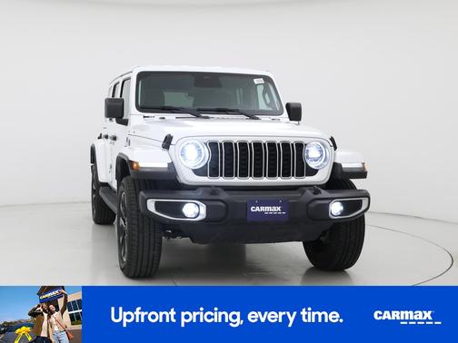 White 2025 Jeep Wrangler 4xe Sahara