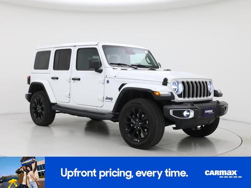 White 2025 Jeep Wrangler 4xe Sahara