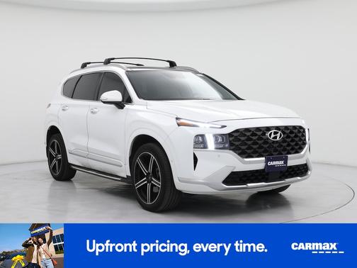 White 2021 Hyundai SANTA FE Calligraphy