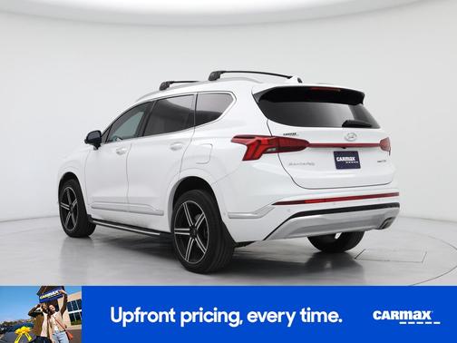 White 2021 Hyundai SANTA FE Calligraphy