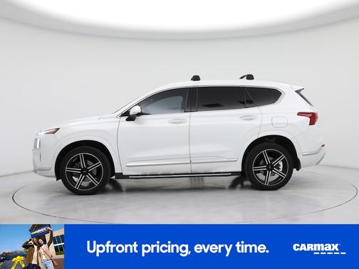 White 2021 Hyundai SANTA FE Calligraphy