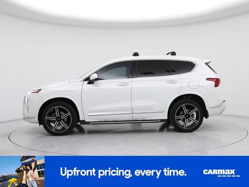 White 2021 Hyundai SANTA FE Calligraphy