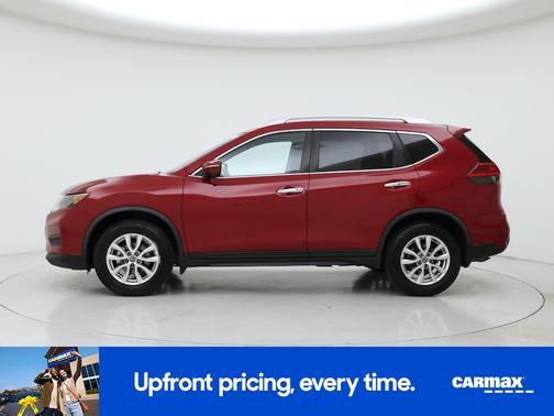 Red 2017 Nissan Rogue SV